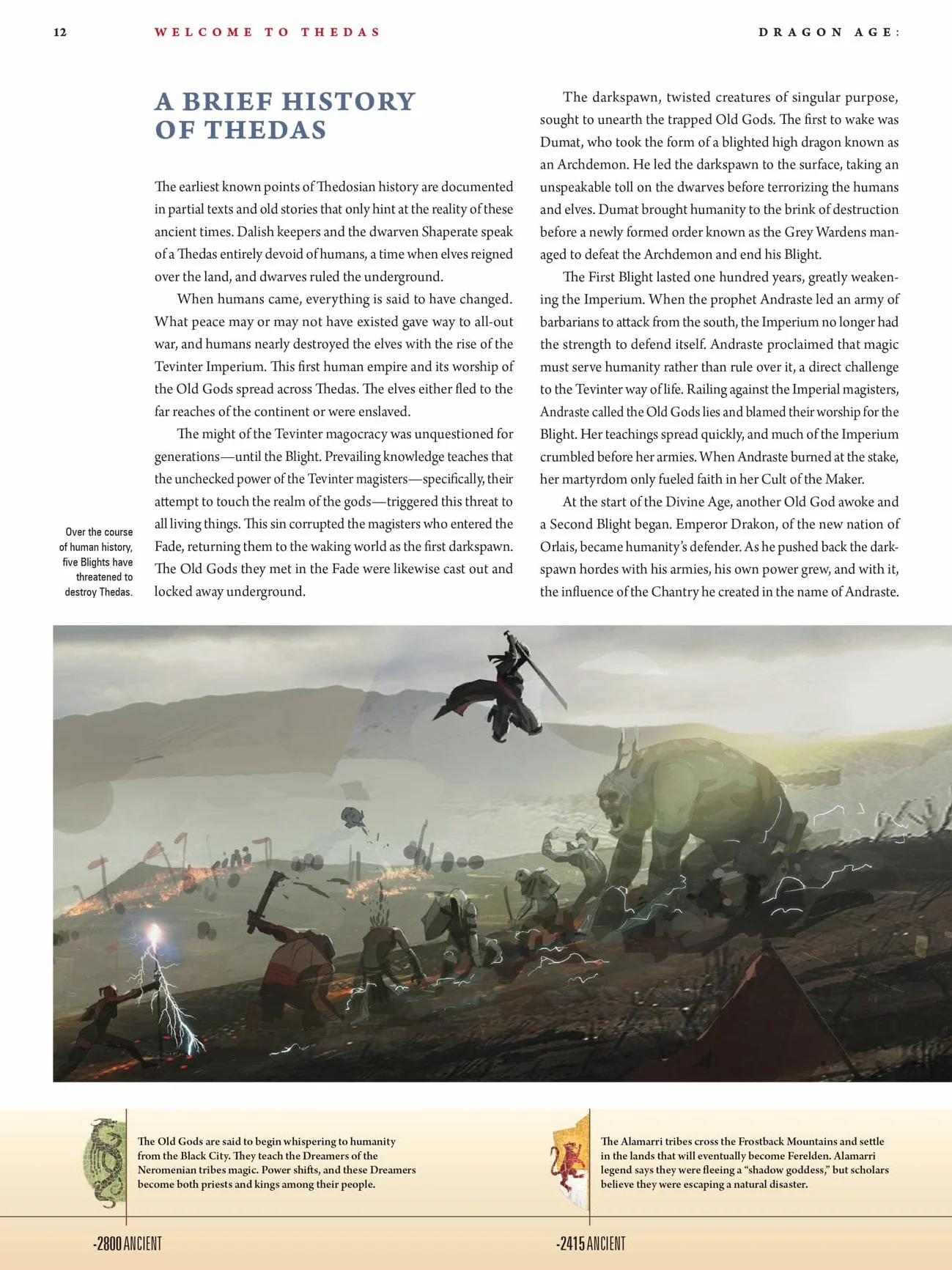 DRAGON AGE WORLD OF THEDAS BOXED SET