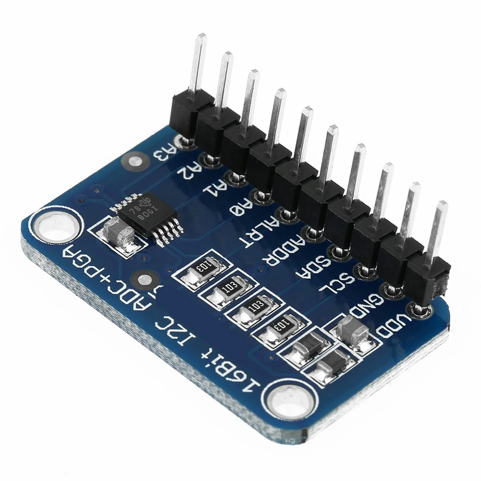 Raspberryads1115 Mcp3008 Breakout spawany 8cm/11pc 16-Bit I2C ADC Development Board Module Przetwornik analogowo-cyfrowy