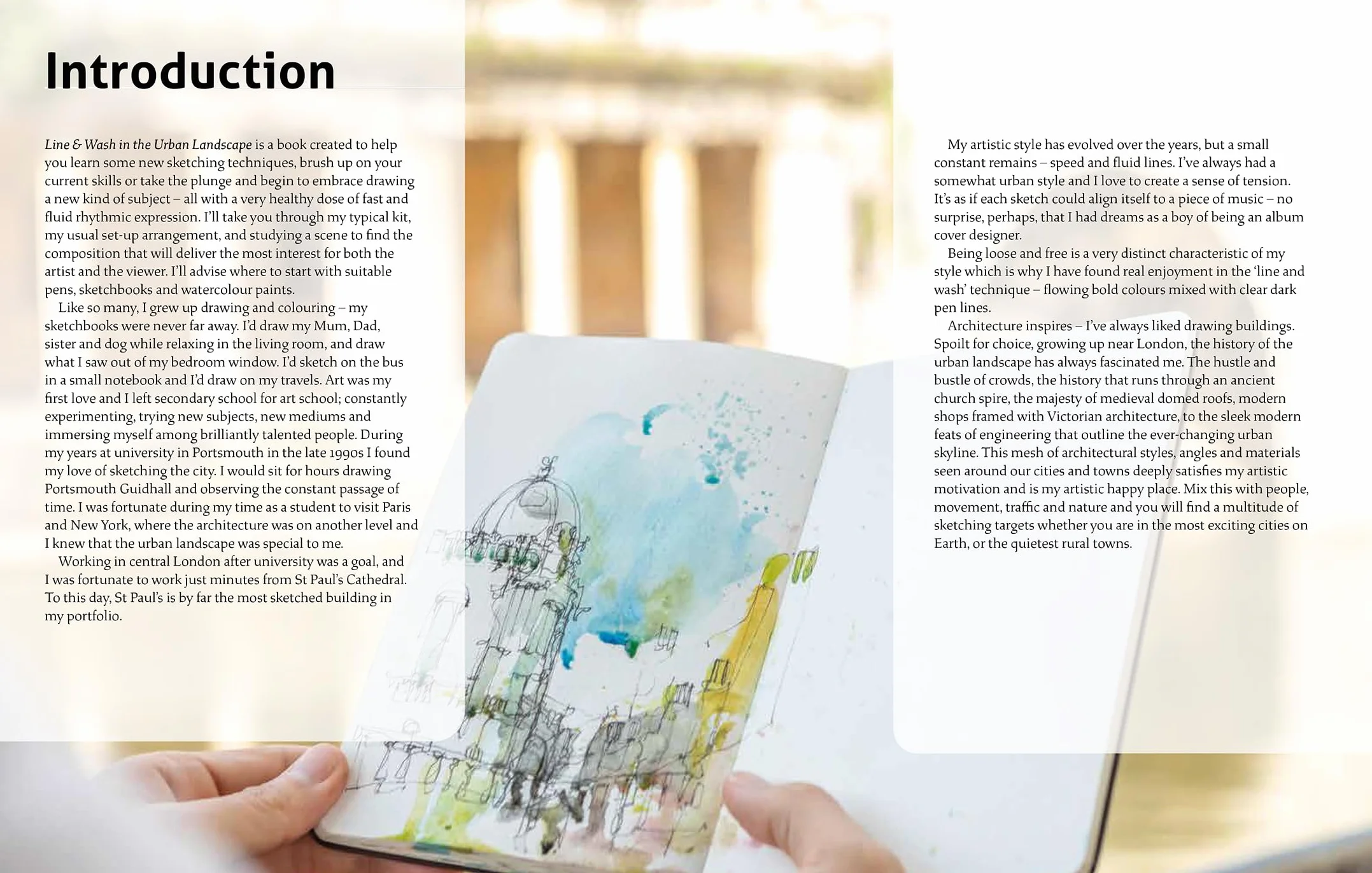 Line and Wash in the Urban Landscape: Sketching with Watercolour and Ink