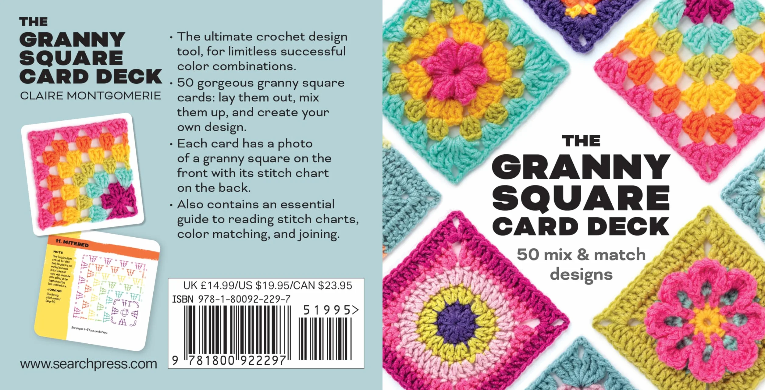 The Granny Square Card Deck: 50 Mix and Match Designs