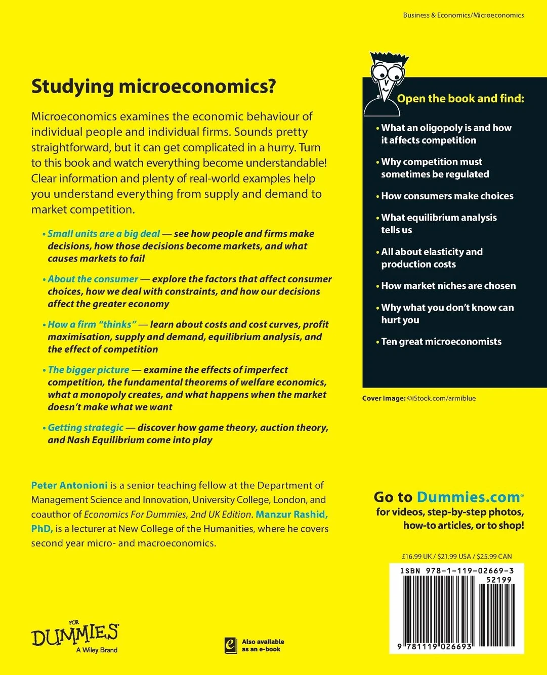 Microeconomics for Dummies, UK Edition