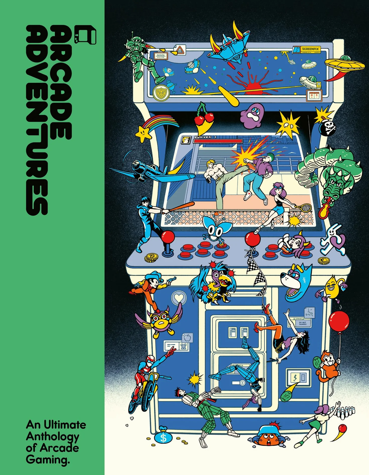 Arcade Adventures: A unique visual history of arcade gaming, celebrating its greatest icons and impact on the world of gaming. From indie publisher Lost In Cult.