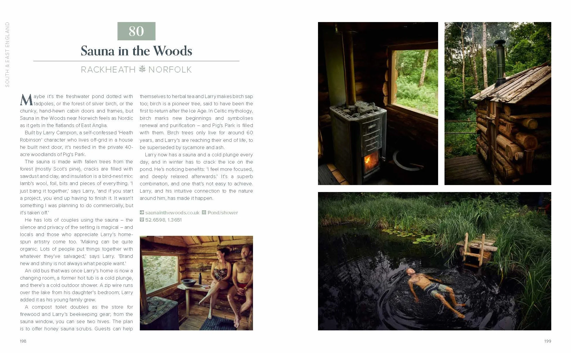 Wild Sauna: The 100 Best Outdoor Sweats & Cold Dips in Britain