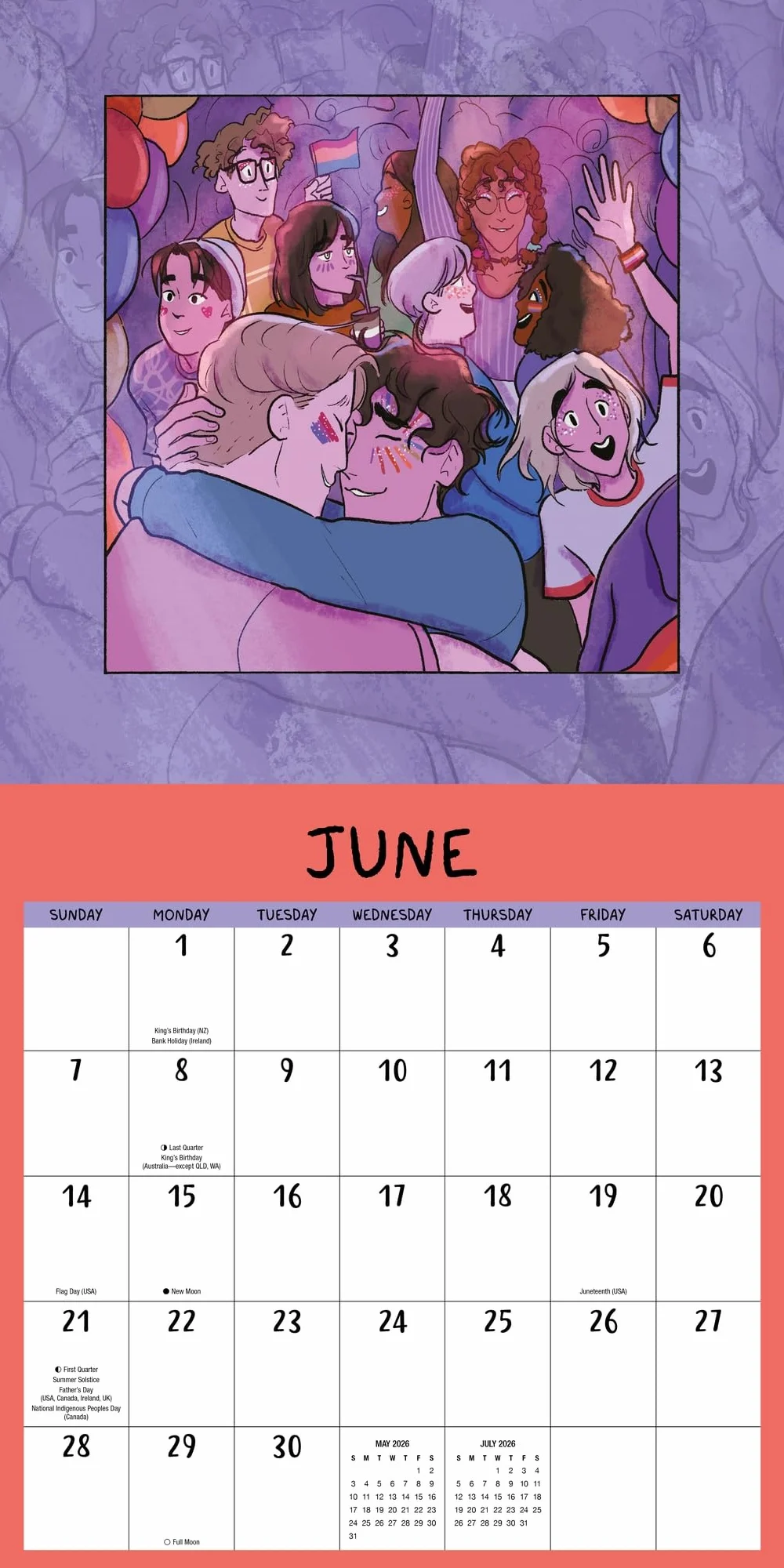 The Heartstopper 2026 Calendar: With art by Alice Oseman, and bonus poster!