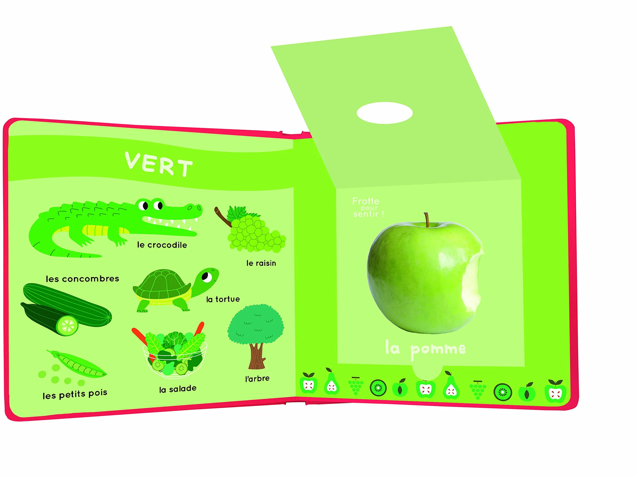 Mon livre des odeurs et des couleurs - les fruits