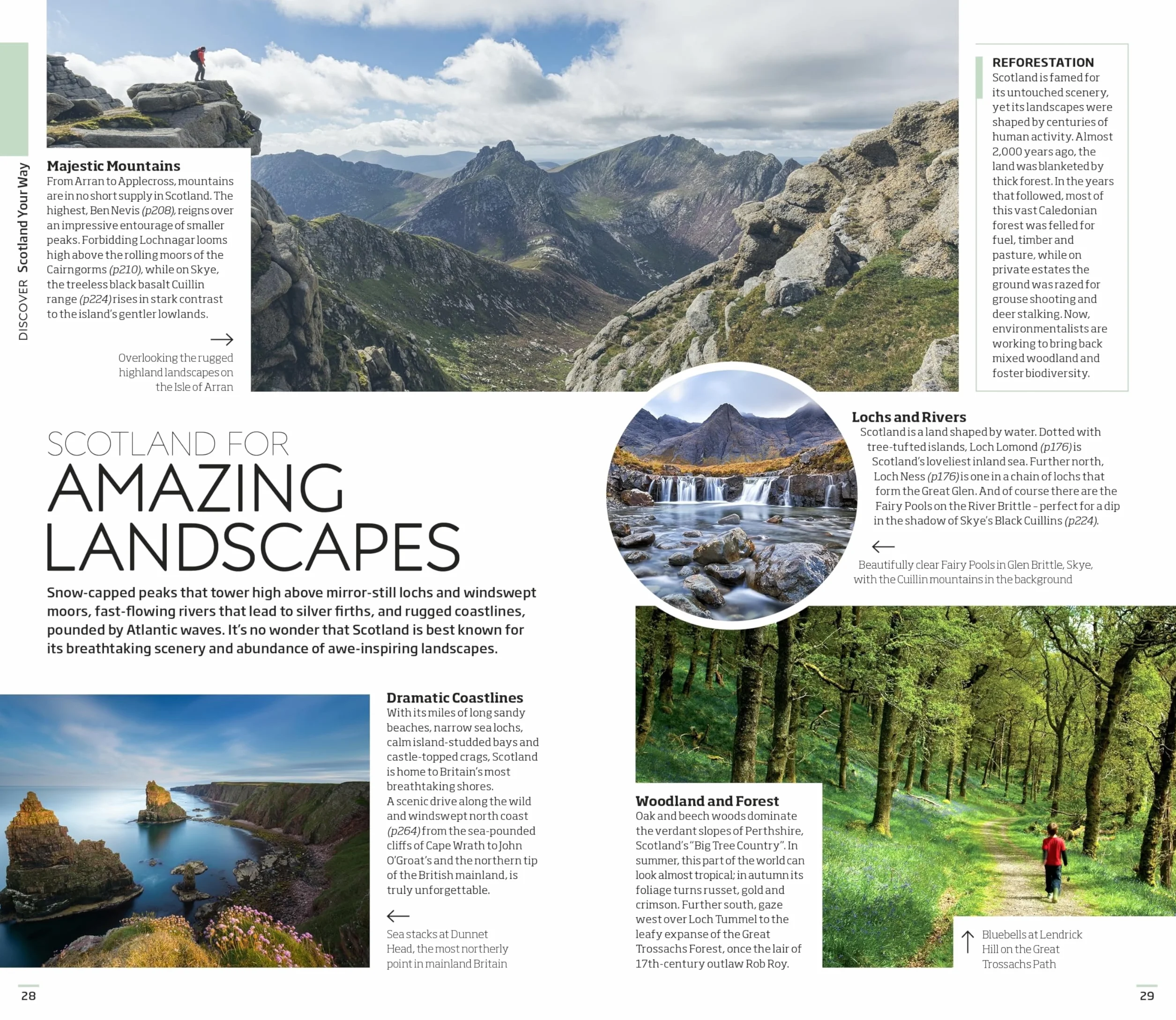 DK Scotland Travel Guide: Edinburgh, Glasgow, Highlands Maps & Tours