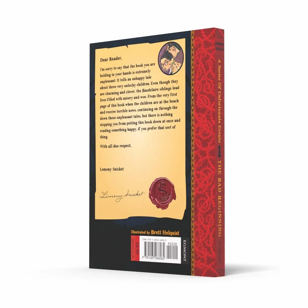 The Bad Beginning: Lemony Snicket's Classic Children's Mystery Series Book 1