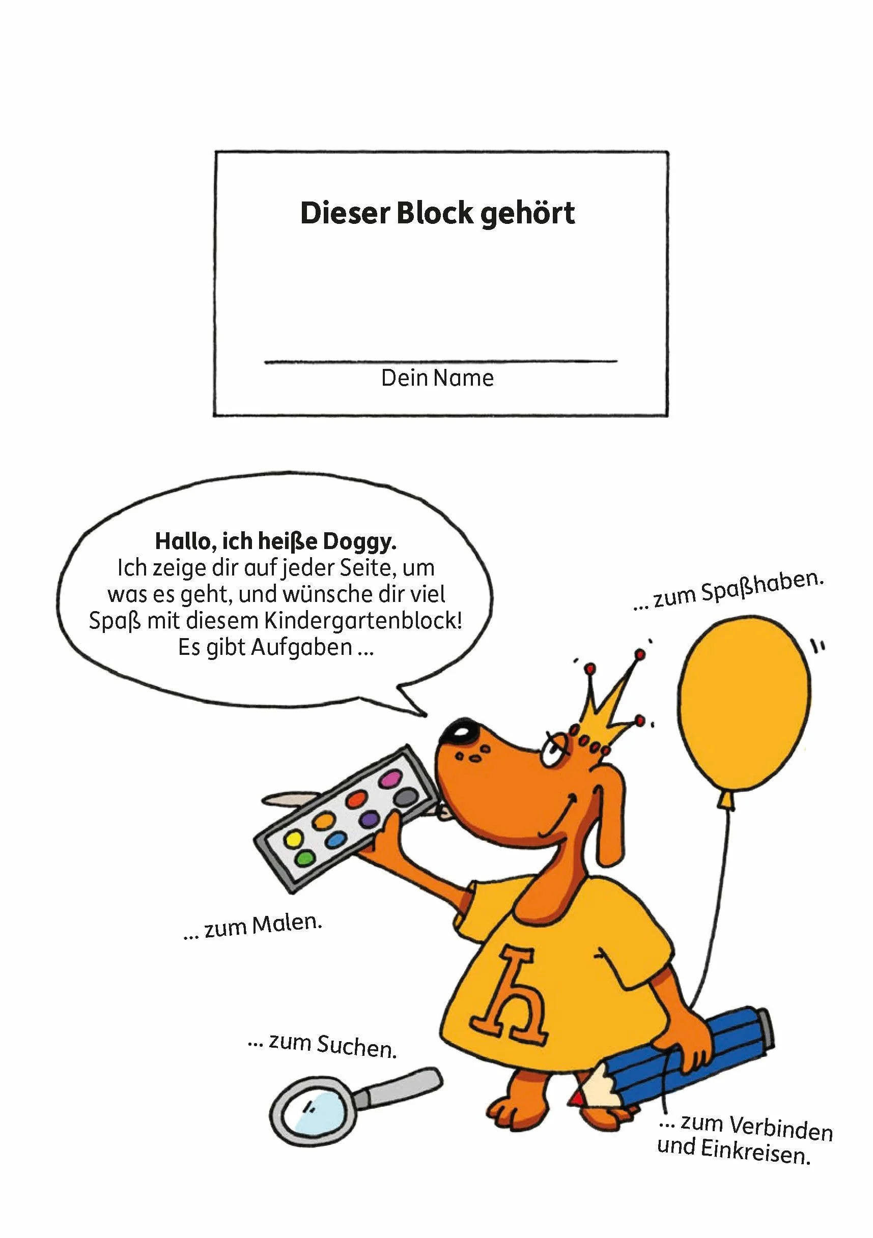 Kindergartenblock Meine ersten Rätsel und Denkspiele ab 3 Jahre Bunter Rätselblock