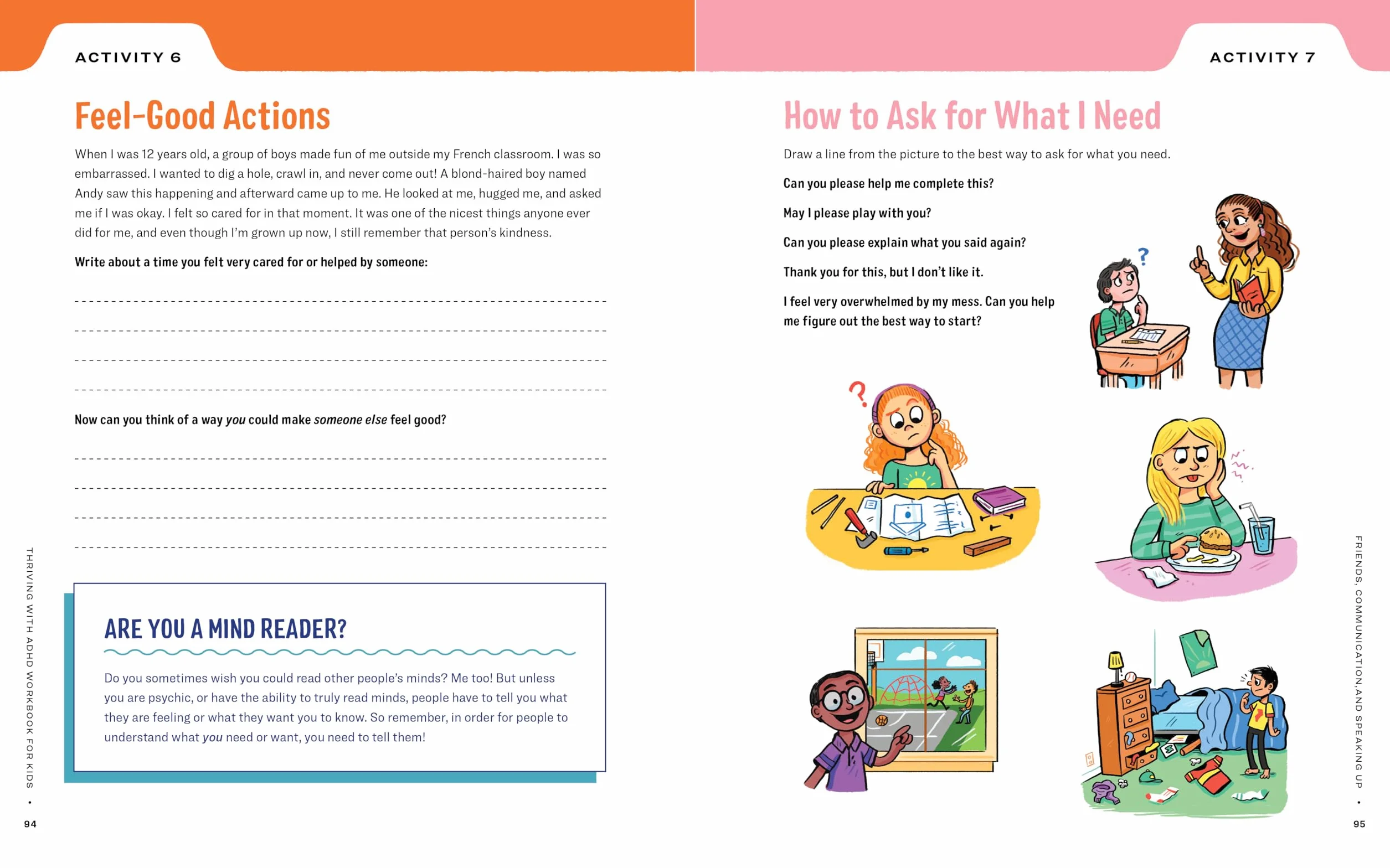 ADHD Workbook for Kids: 60 Fun Activities to Help Children Self-Regulate, Focus, and Succeed
