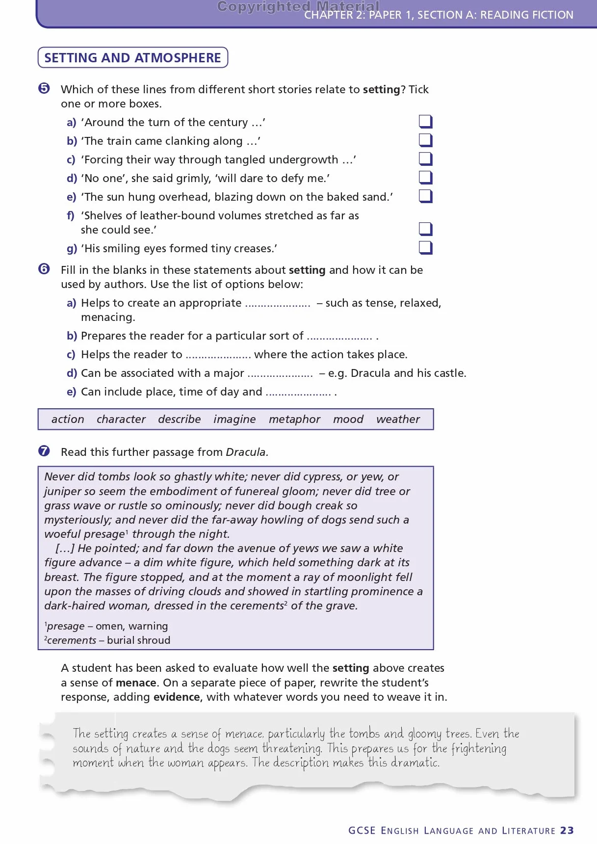 York Notes for GCSE AQA English Language and Literature Workbook
