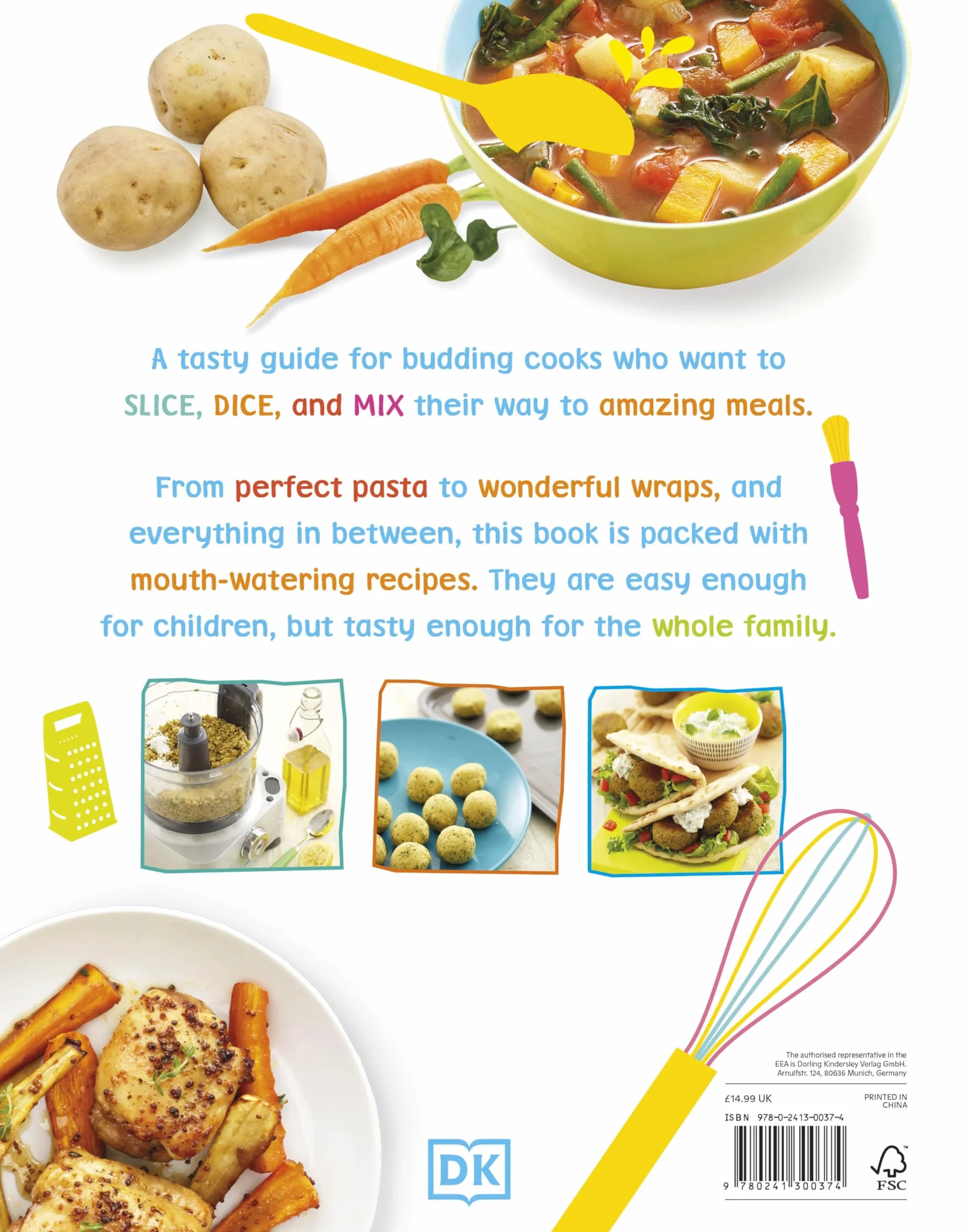 Cooking Step By Step: 50 Delicious Recipes for Young Cooks