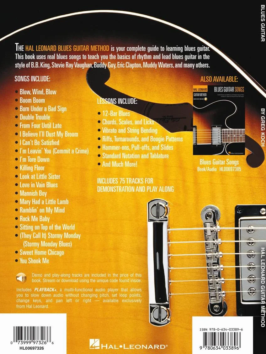 Hal Leonard Blues Guitar Method +CD