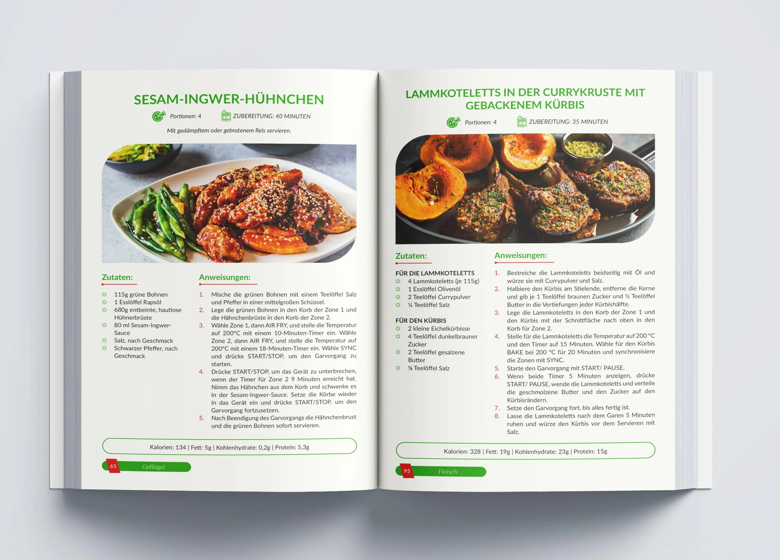 Ninja Heißluftfritteuse Rezeptbuch XXL: Für alle mit wenig Zeit - Mit vielfältigen einfachen Gerichten, Tipps & Tricks | Das Airfryer Kochbuch für die Dual Zone