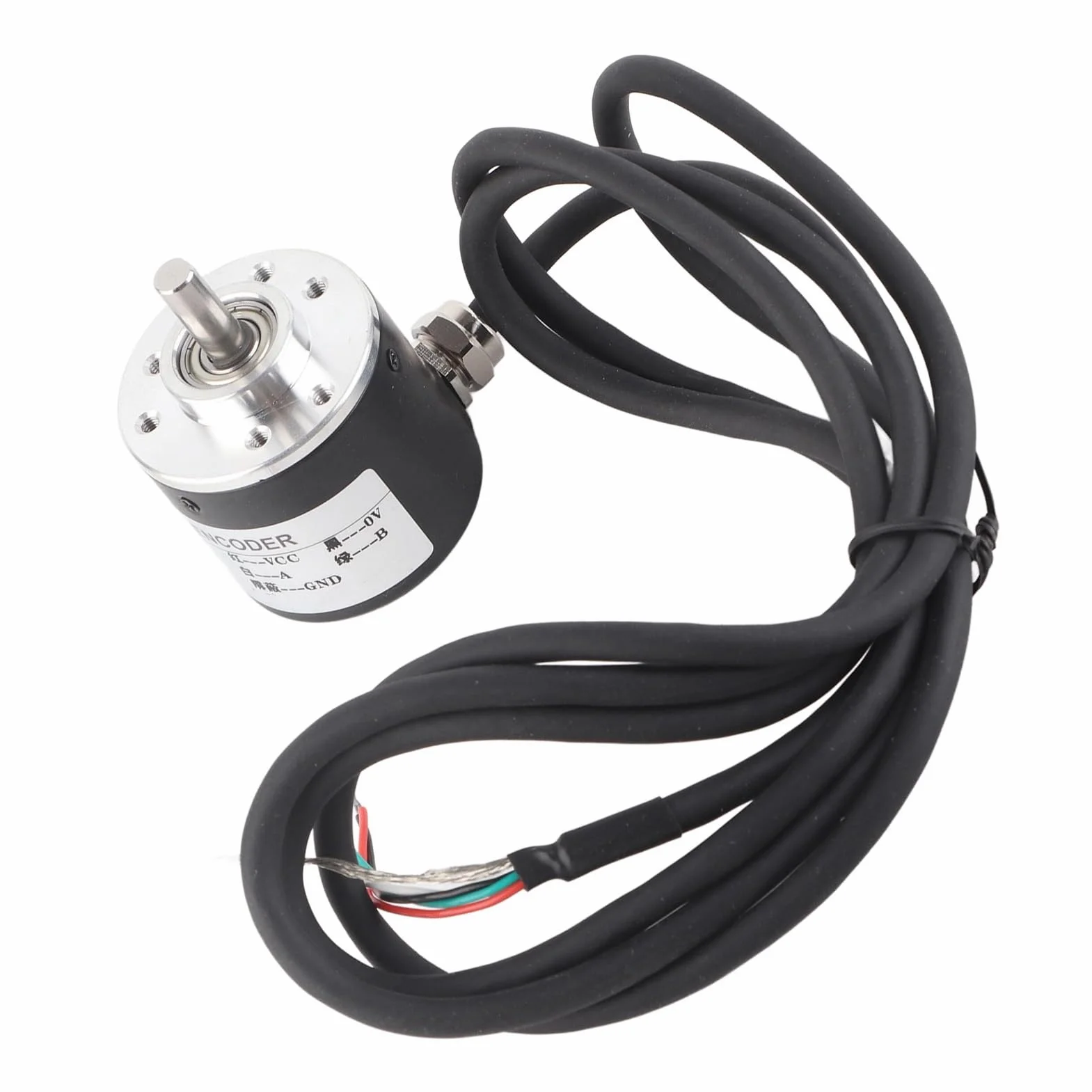 Enkoder Przyrostowy Obrotu 5V-24V AB 2-fazy Wał 6mm 600P/R Czujnik Magnetoelektryczny