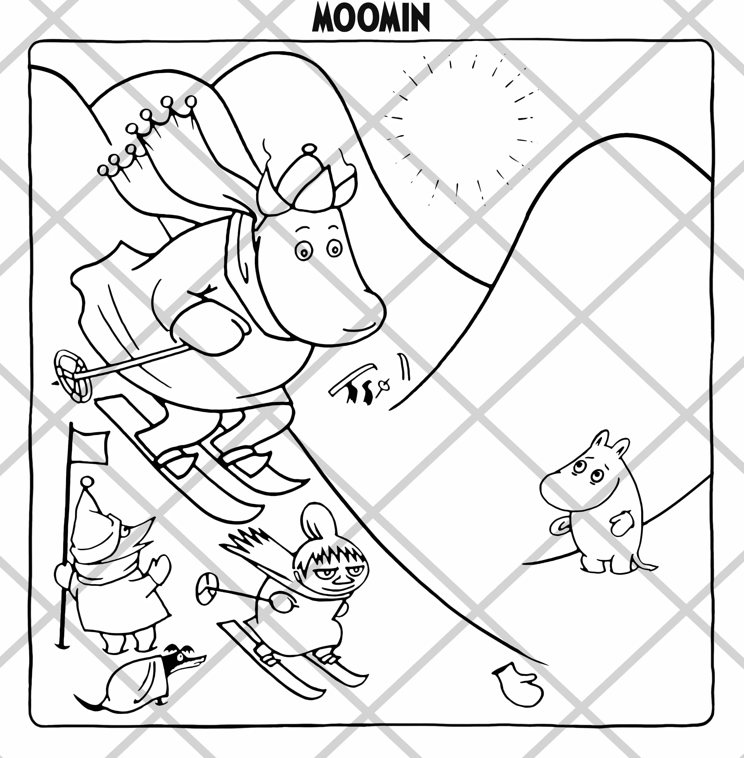 Moomin Moments: A Cute and Cosy Colouring Book for All Ages