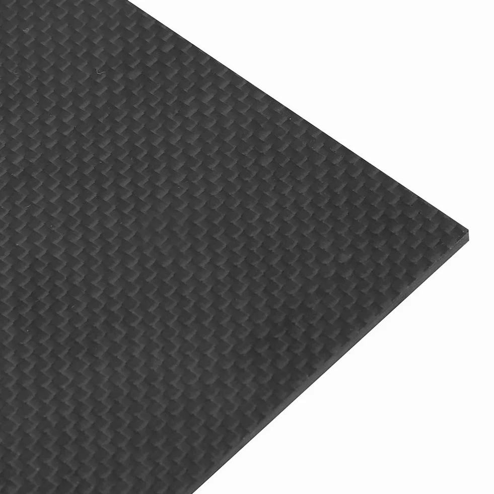 Longzhuo Płyta z włókna węglowego 200x300x0,5 mm skośny splot