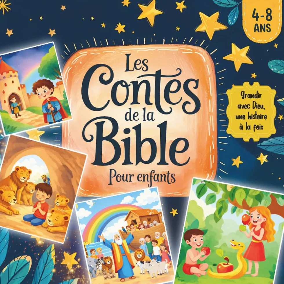 Les Contes de la Bible pour Enfants : Grandir avec Dieu, une Histoire à la fois