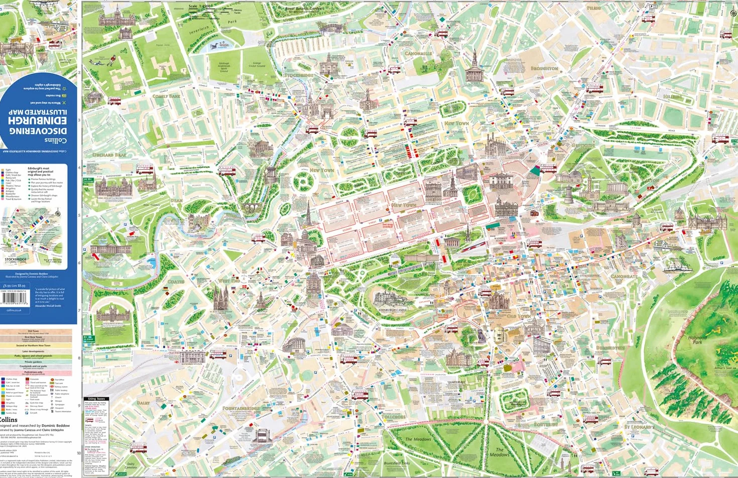 Discovering Edinburgh Illustrated Map: Ideal for exploring