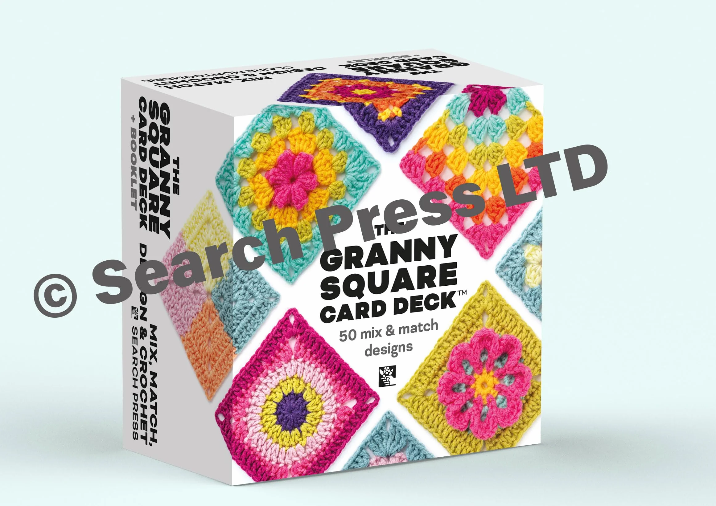 The Granny Square Card Deck: 50 Mix and Match Designs