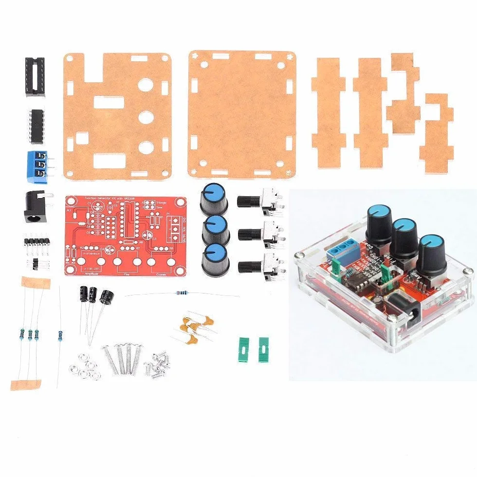 XR2206 generator sygnału funkcyjnego sinusoidalny trójkąt kwadrat 1Hz-1MHz