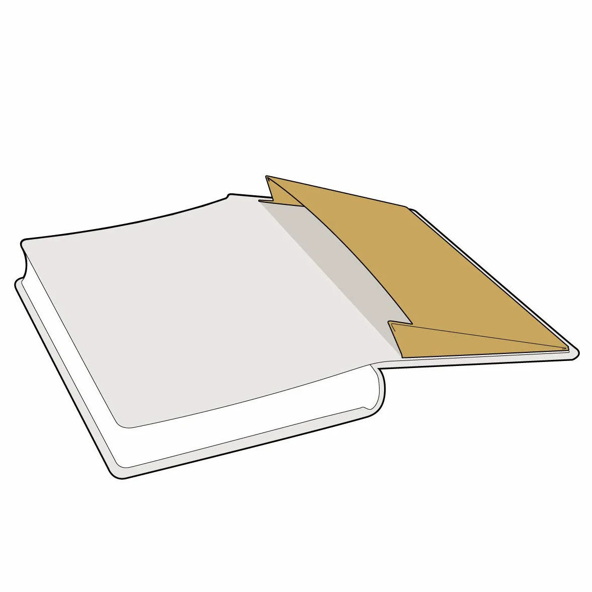Azure Midi Lined Journal