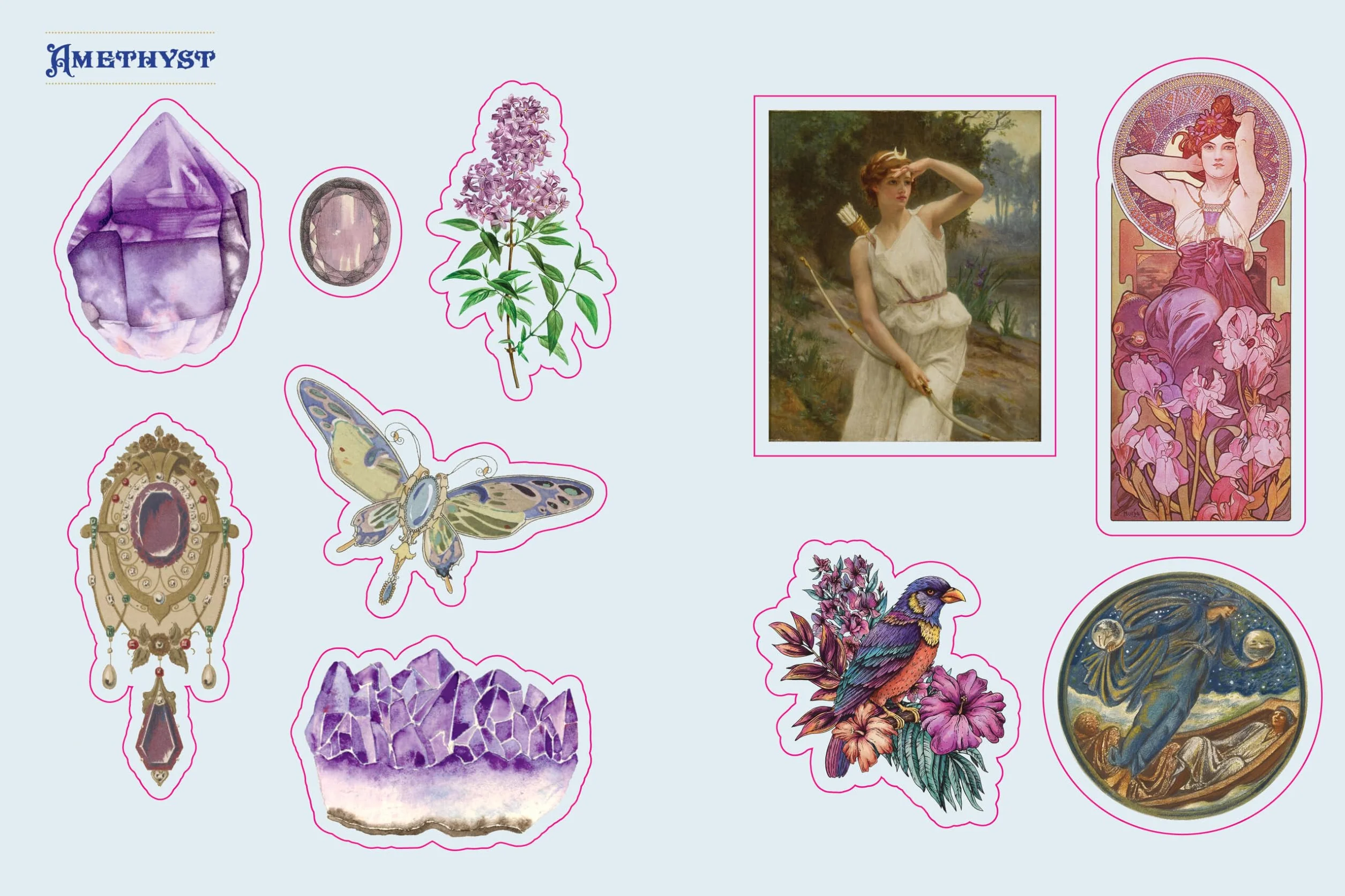 Crystal Sticker Book: More Than 400 Magickal & Mystical Stickers