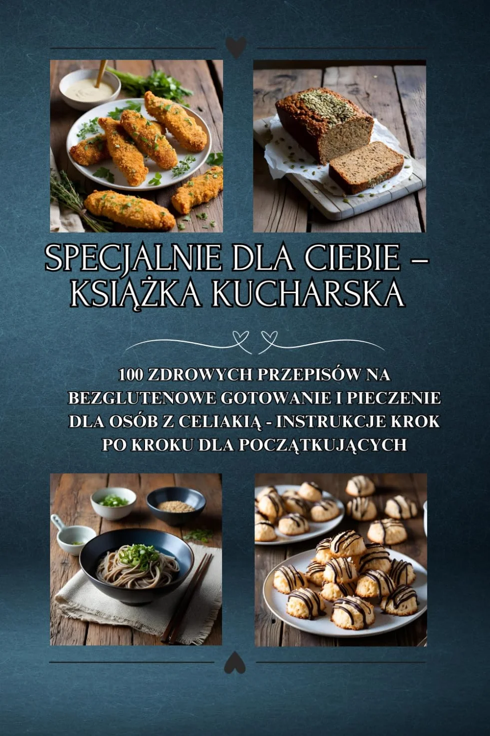 Książka kucharska: 100 zdrowych przepisów na bezglutenowe gotowanie i pieczenie dla osób z celiakią