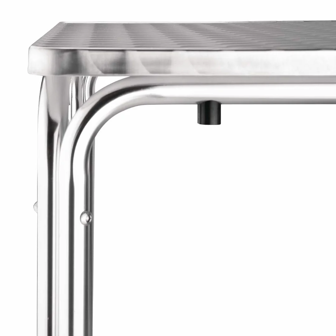 Bolero U505 stół do układania w stos stal nierdzewna kwadratowy 700 mm x 700 mm