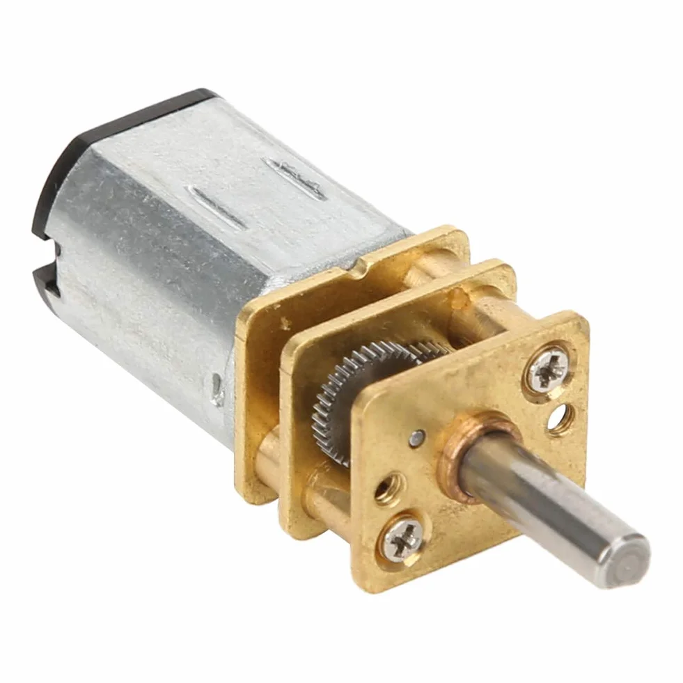 Silnik Przekładniowy GA12-N20 DC 12V z Metalową Skrzynią Biegów Redukcja Prędkości 60 500 1000 RPM Silnik Gear Motor Do Projektów Elektronicznych