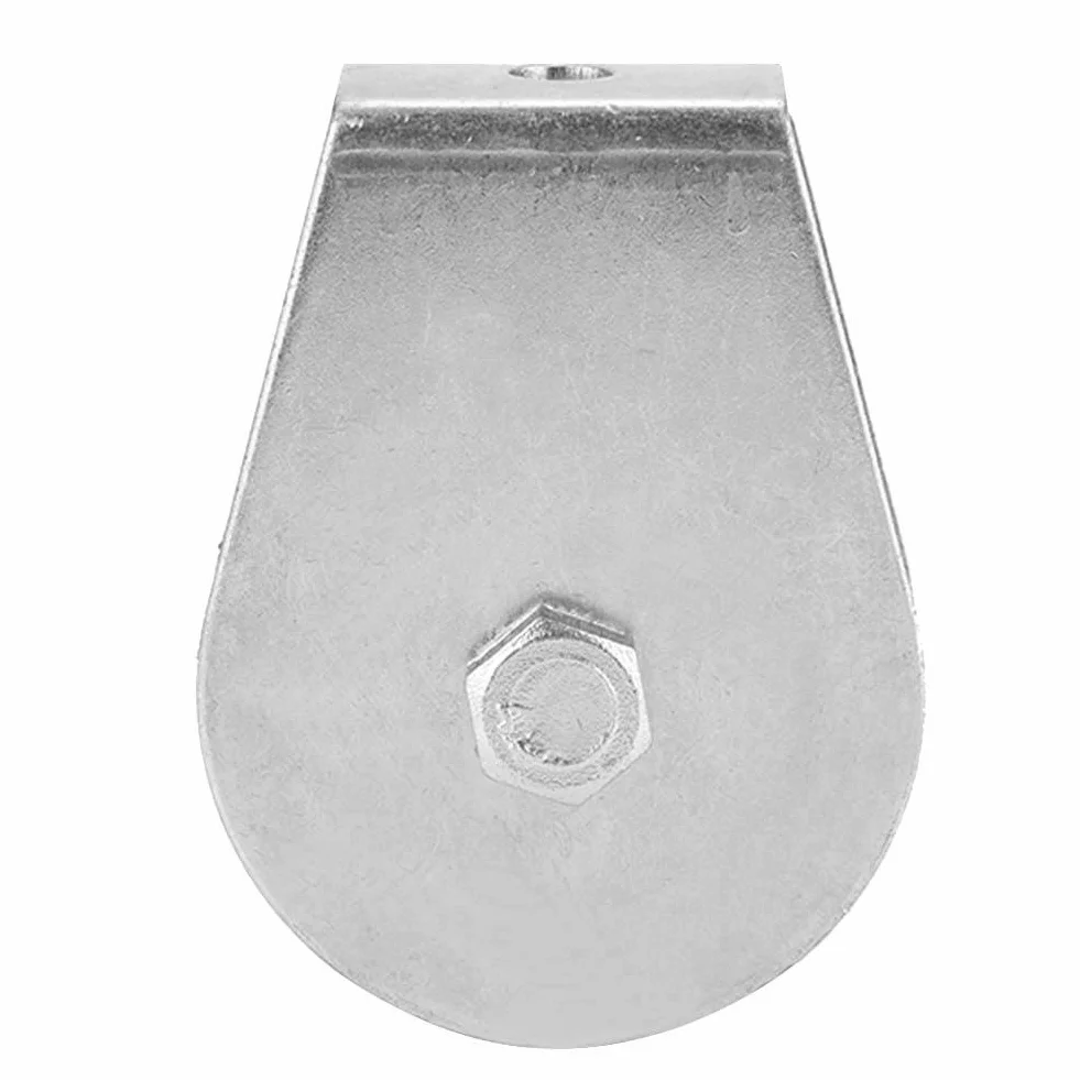 Single Pulley Block 300 kg Loading Swivel Pulley, dźwig obrotowy, hak wychylny, wysokowydajne koło podnoszące do załadunku lin stalowych (#03 całkowicie zamknięte łożysko bez pierścienia)
