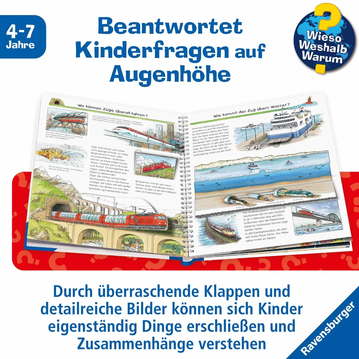 Wieso? Weshalb? Warum?, Band 8: Alles über die Eisenbahn