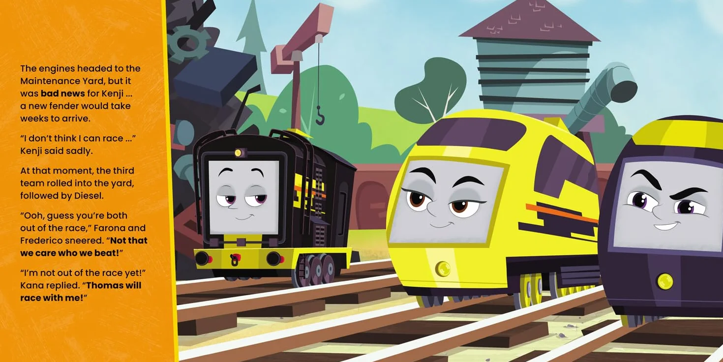 Thomas and Friends Race for the Sodor Cup Illustrated Storybook for Kids 2-5 Years