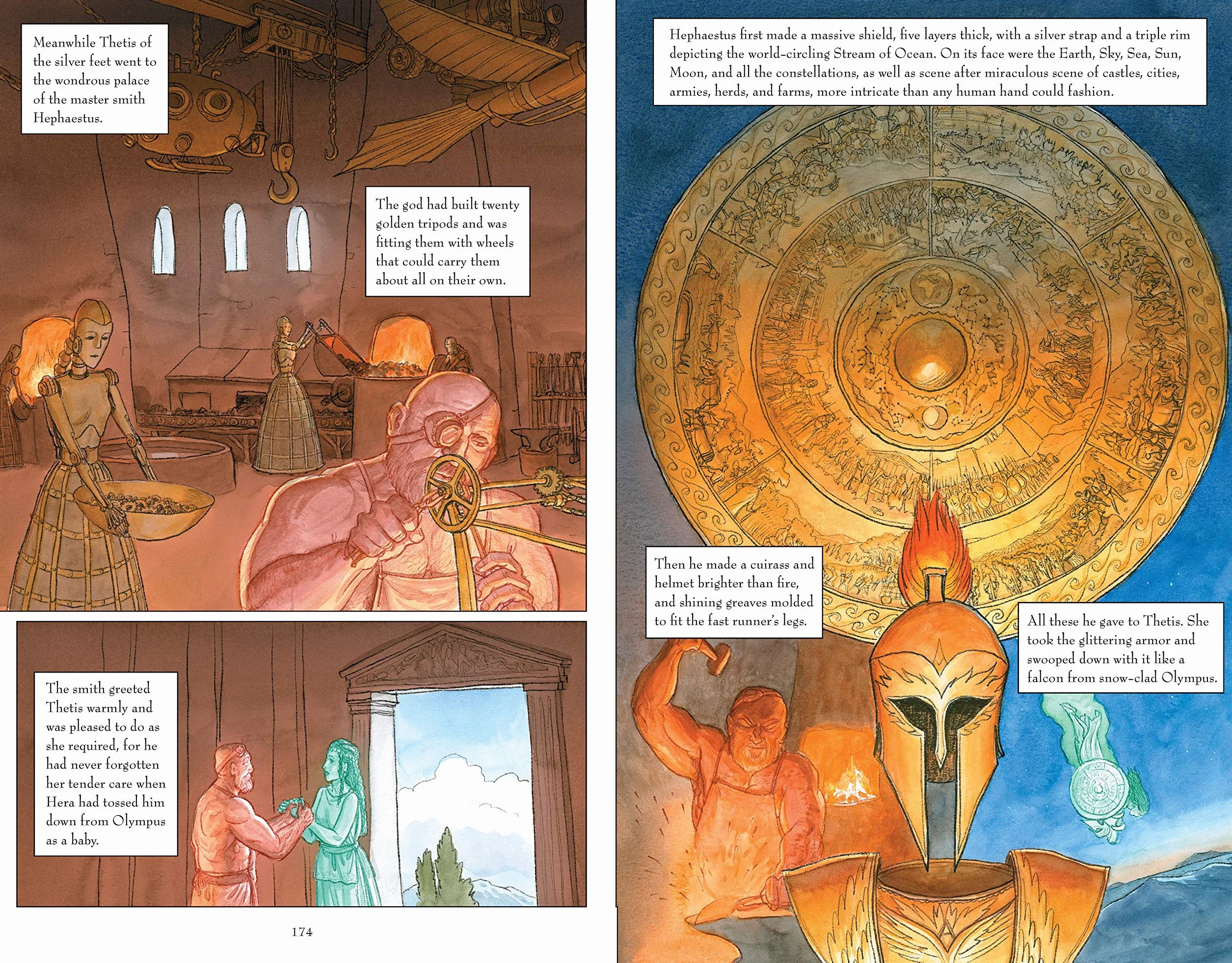 The Iliad: Homer's exciting ancient Greek myth told in pacy full-colour graphic novel form for YA readers