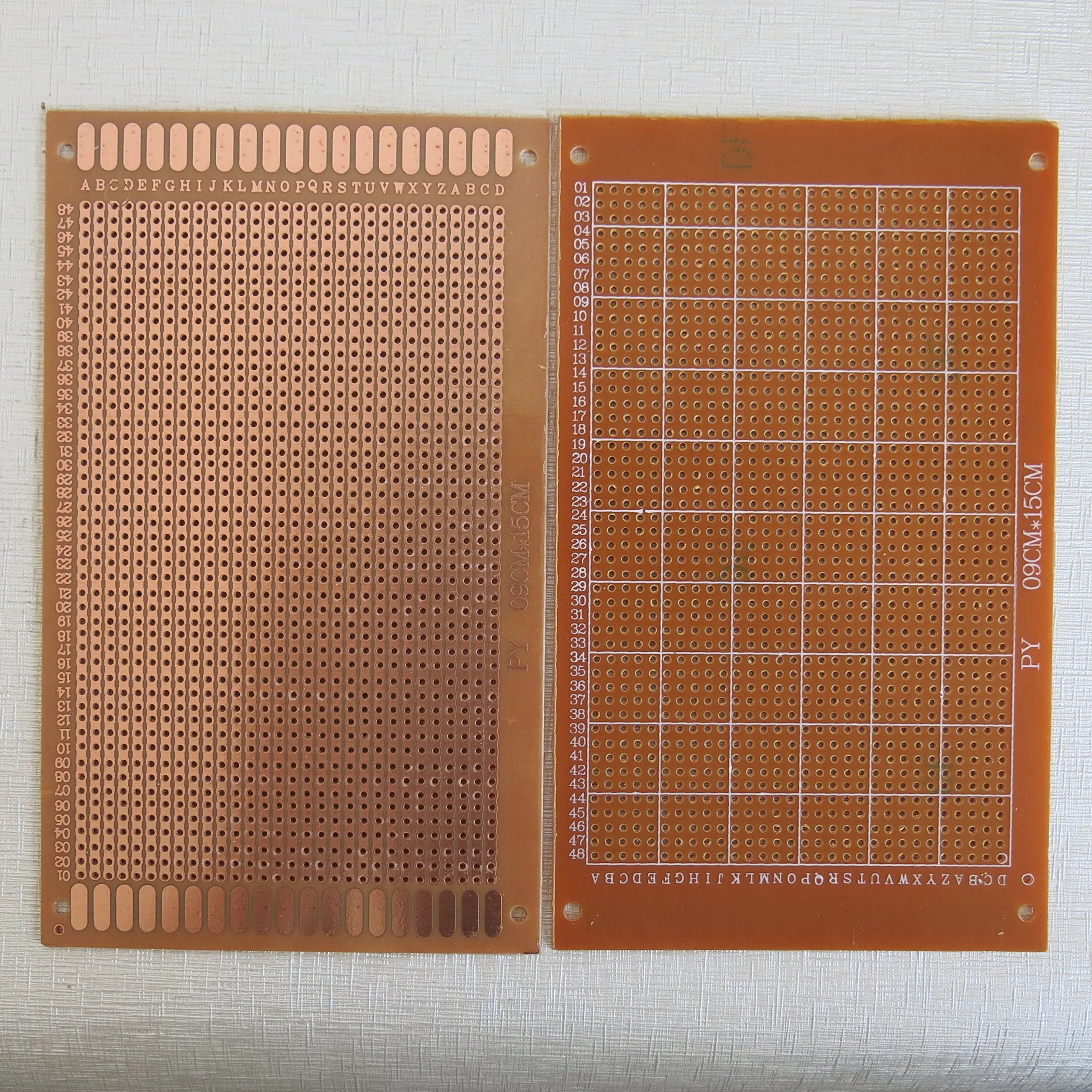 Veroboard Stripboard 9x15 cm siatka paskowa PCB płytka drukowana uniwersalna Matrix Circuit Board bakelitowe