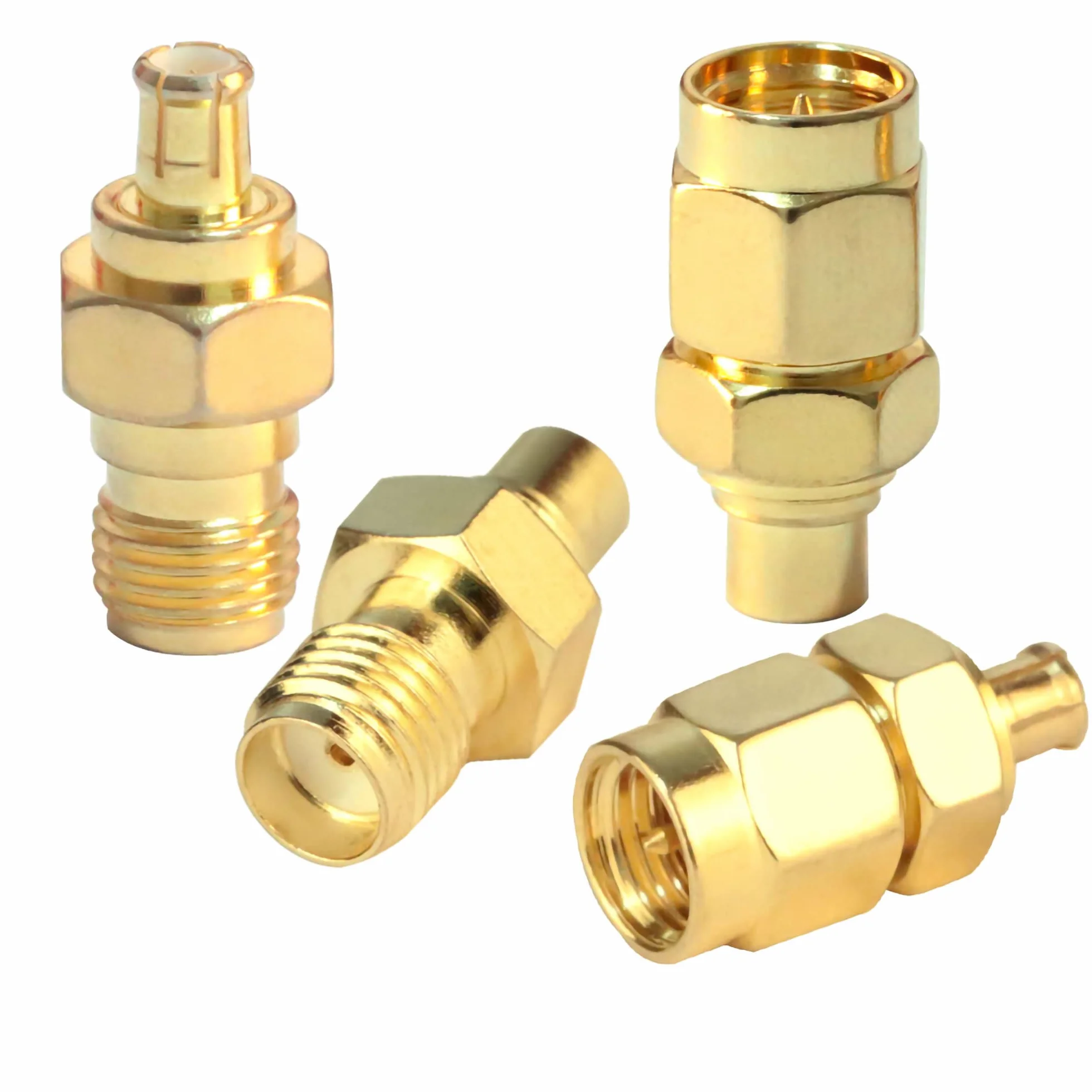 Zestaw złączy RF SMA do MCX Adapter koncentryczny 4 sztuki