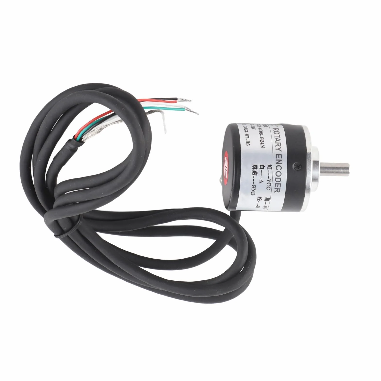 Enkoder Przyrostowy Obrotu 5V-24V AB 2-fazy Wał 6mm 600P/R Czujnik Magnetoelektryczny