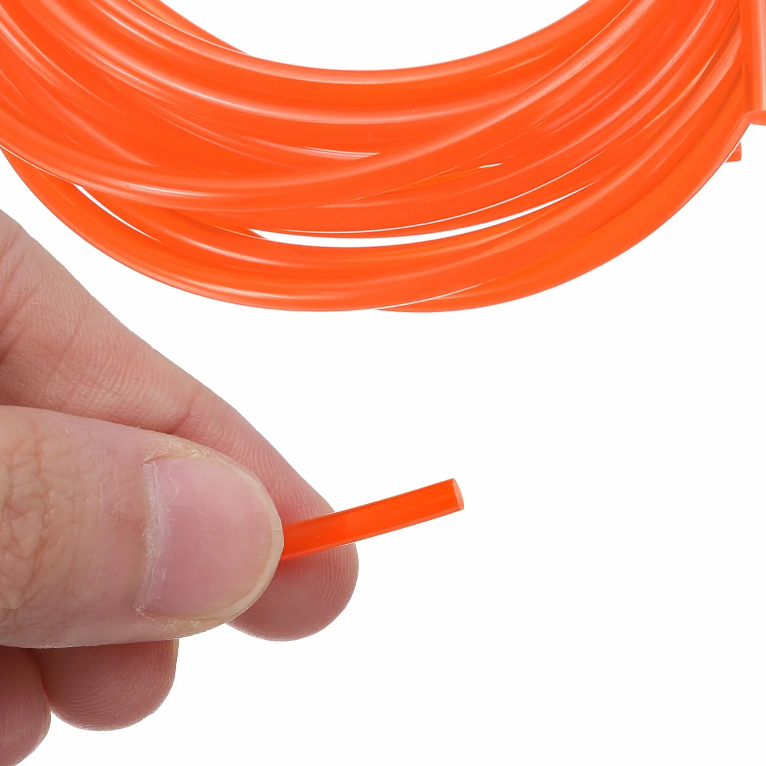 Okrągłe paski PU o średnicy 3 mm, długość 3 m (10 stóp), pomarańczowy