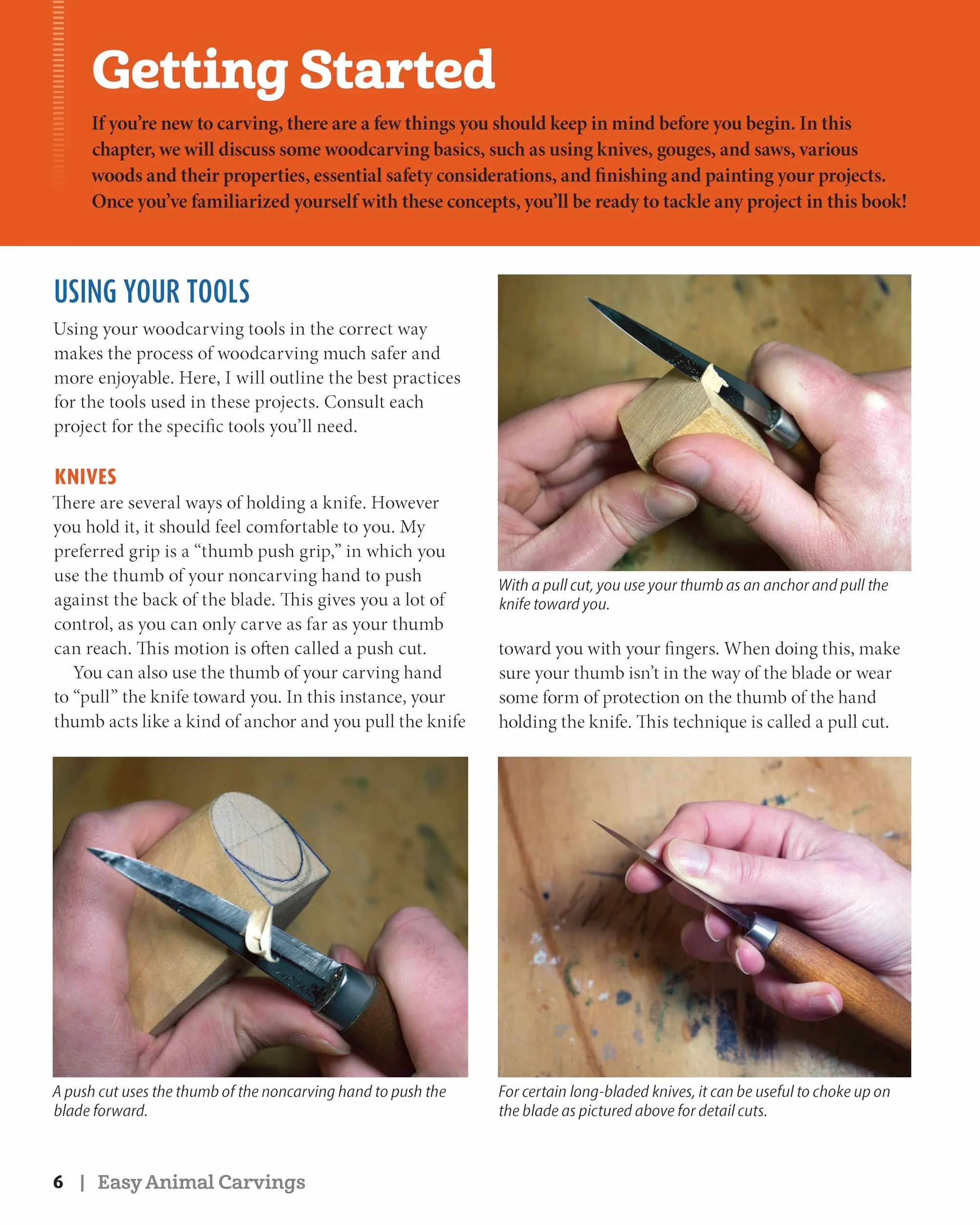 Easy Animal Carvings: Step-By-Step Wolves, Whales, Birds, Bears