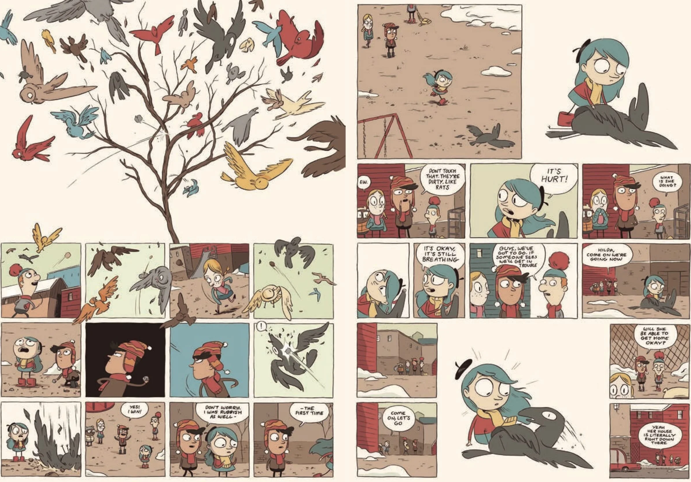 Hilda The Trolberg Stories Hilda and the Bird Parade Hilda and the Black Hound