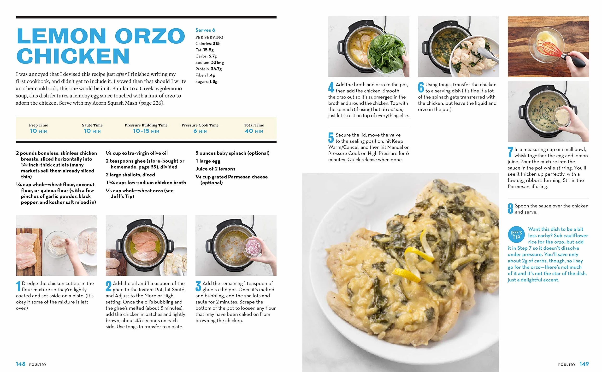 The Lighter Step-By-Step Instant Pot Cookbook: Easy Recipes for a Slimmer, Healthier You--With Photographs of Every Step