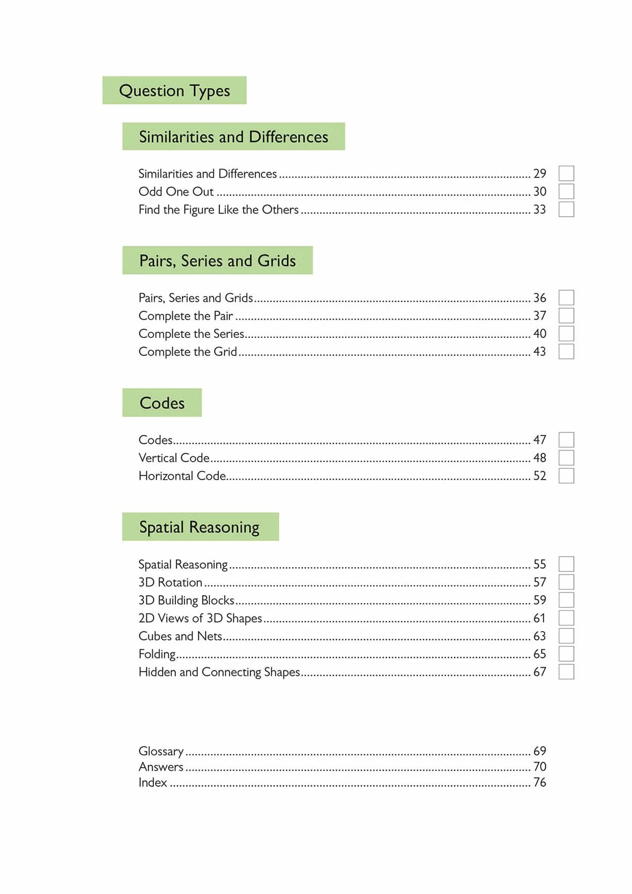 GL Non-Verbal Reasoning Study Book Parents Guide Online Edition