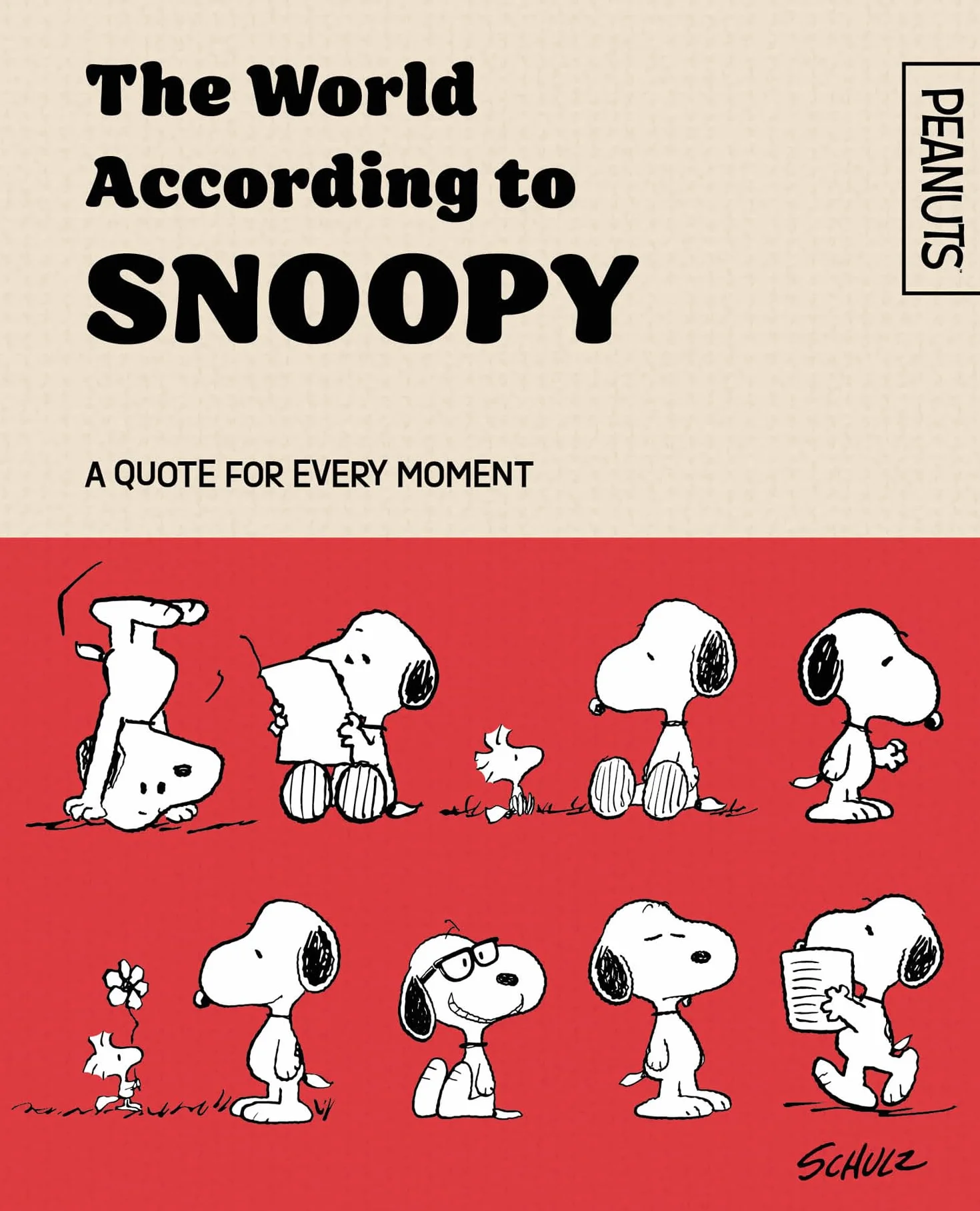 Peanuts The World According to Snoopy Gift Book Iconic Quotes 75 Years