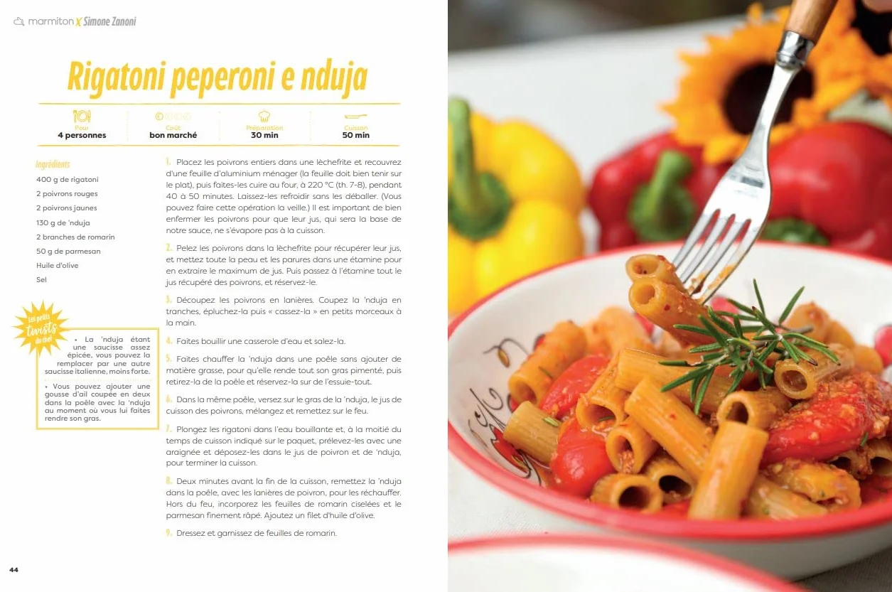 Pasta, pasta, pasta - Simone Zanoni - Marmiton