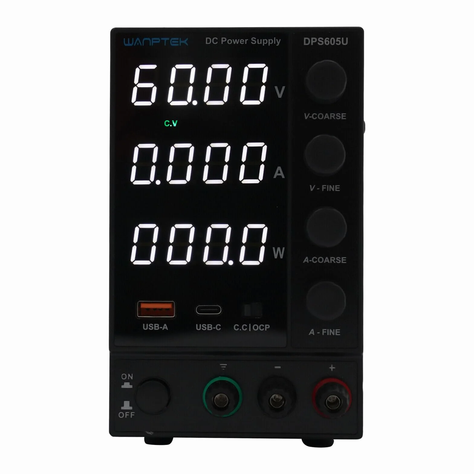 Wanptek DPS605U zasilacz laboratoryjny DC regulowany 0-60 V 0-5 A 300 W wyświetlacz LED