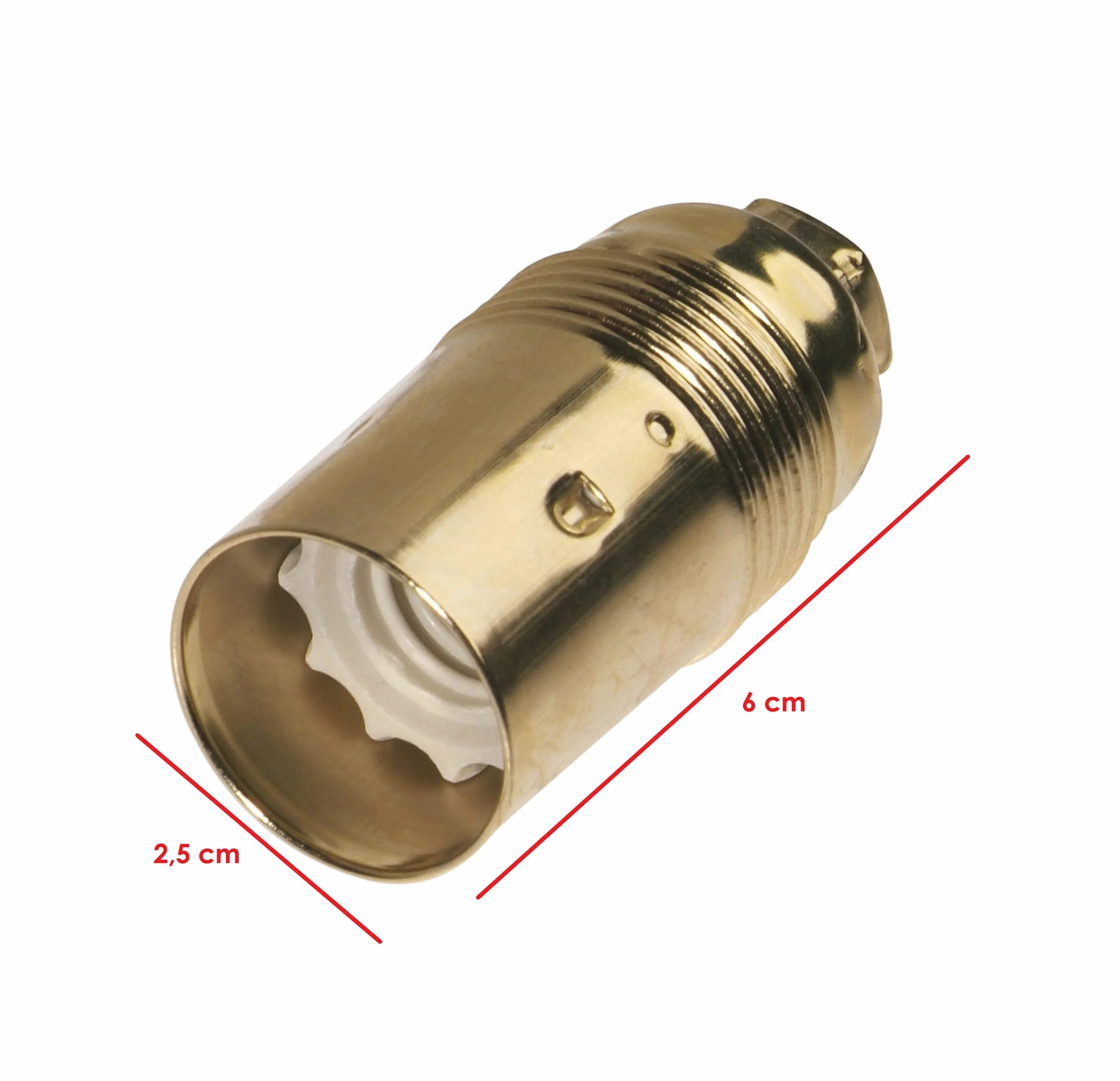 Poly Pool PP3460X oprawa lampy mosiądz E14