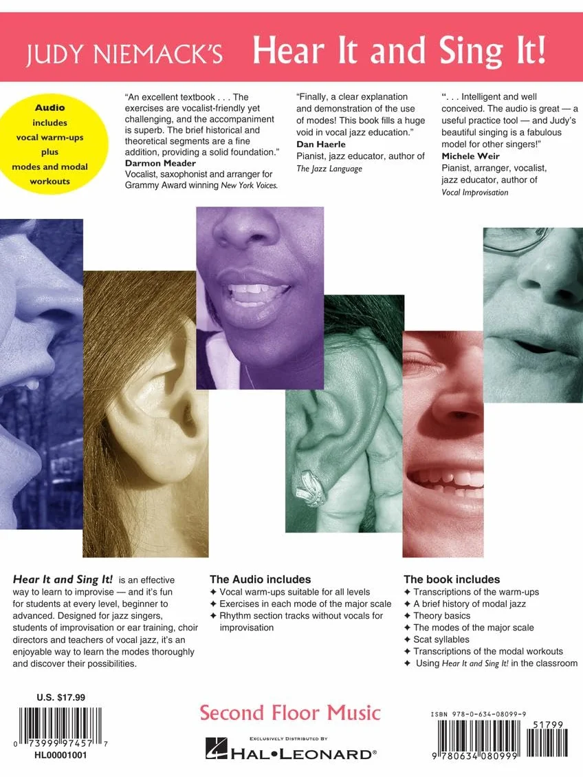 Judy Niemack: Hear It and Sing It! Exploring Modal Jazz - Recueil + Enregistrements en Ligne