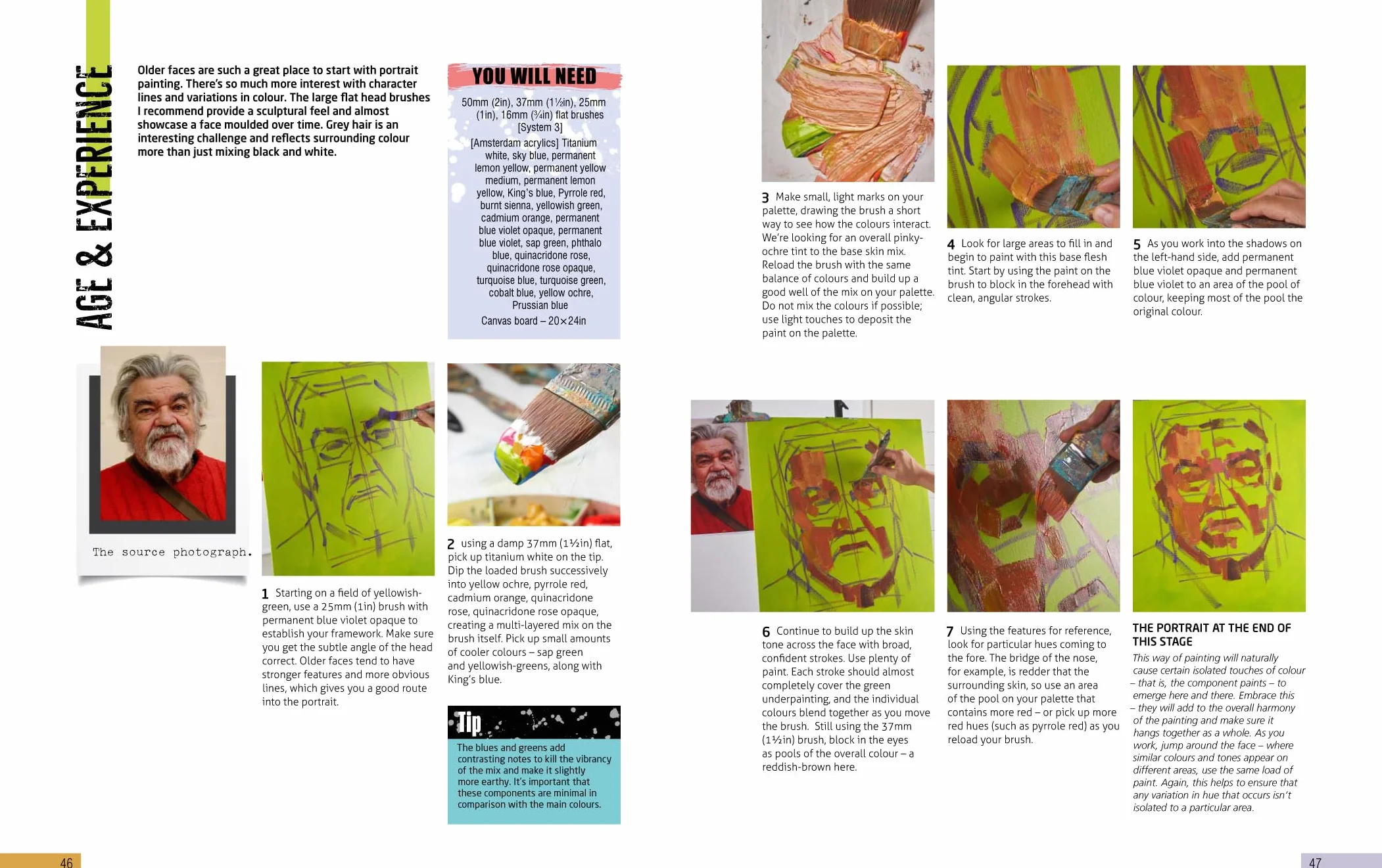 Painting Portraits in Acrylic: A Practical Guide to Contemporary Portraiture