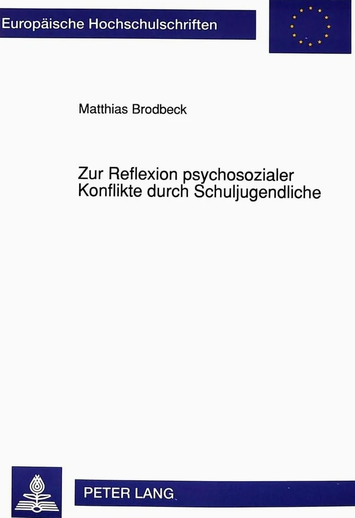 Zur Reflexion Psychosozialer Konflikte Durch Schuljugendliche: Untersuchungen Zu Einer Wichtigen Sequenz Der Ontogenese Bei Jugendlichen Von 11 - 17 ... Der Letzten Phase Der Existenz Der Ddr: 497