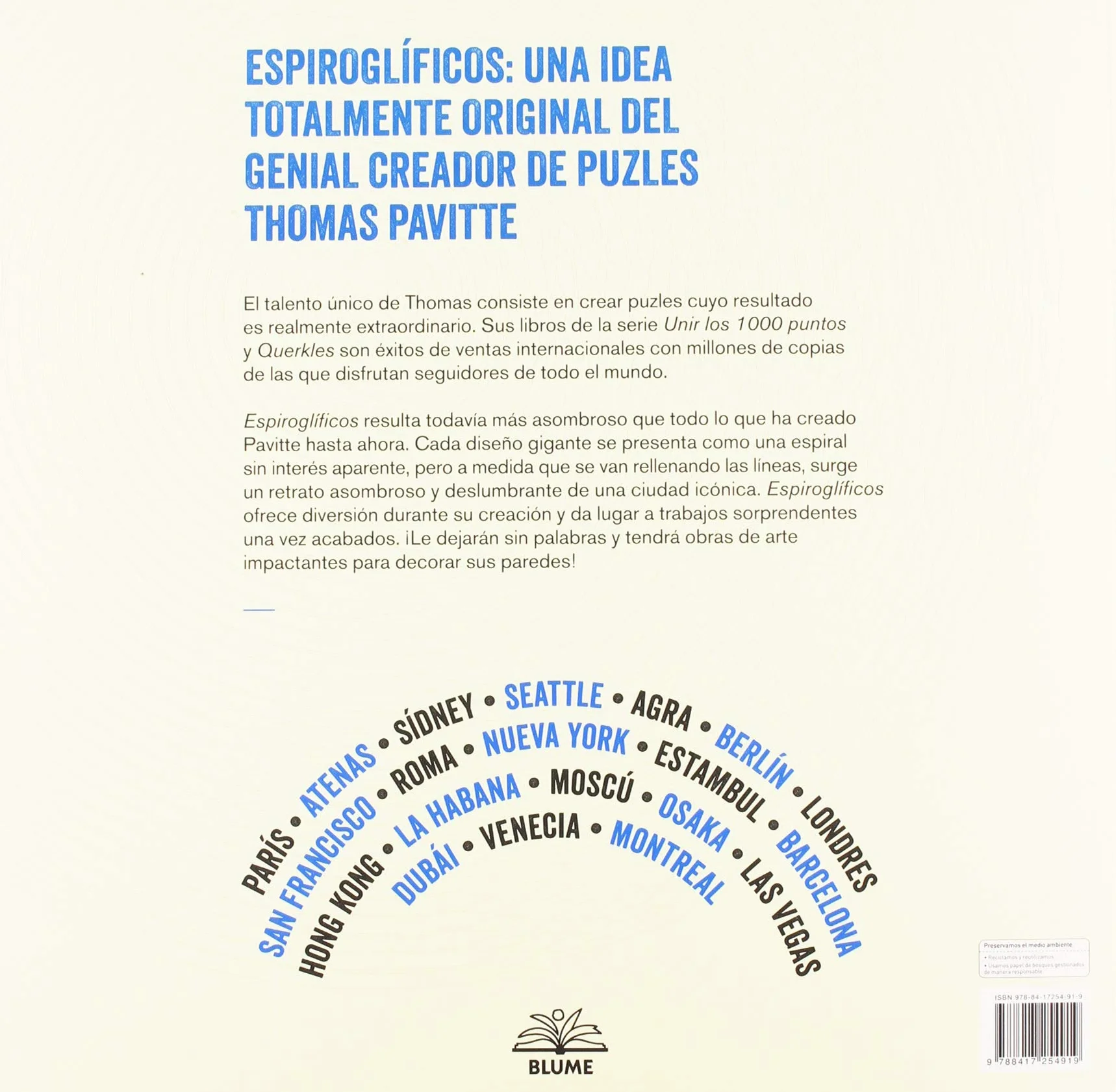 Espiroglíficos. La vuelta al mundo: Puzles gigantes alucinantes