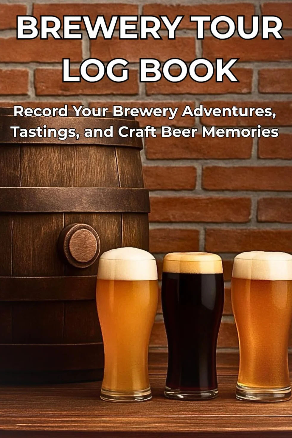 BREWERY TOUR LOG BOOK: RECORD YOUR BREWERY ADVENTURES, TASTINGS AND CRAFT BEER NOTES.
